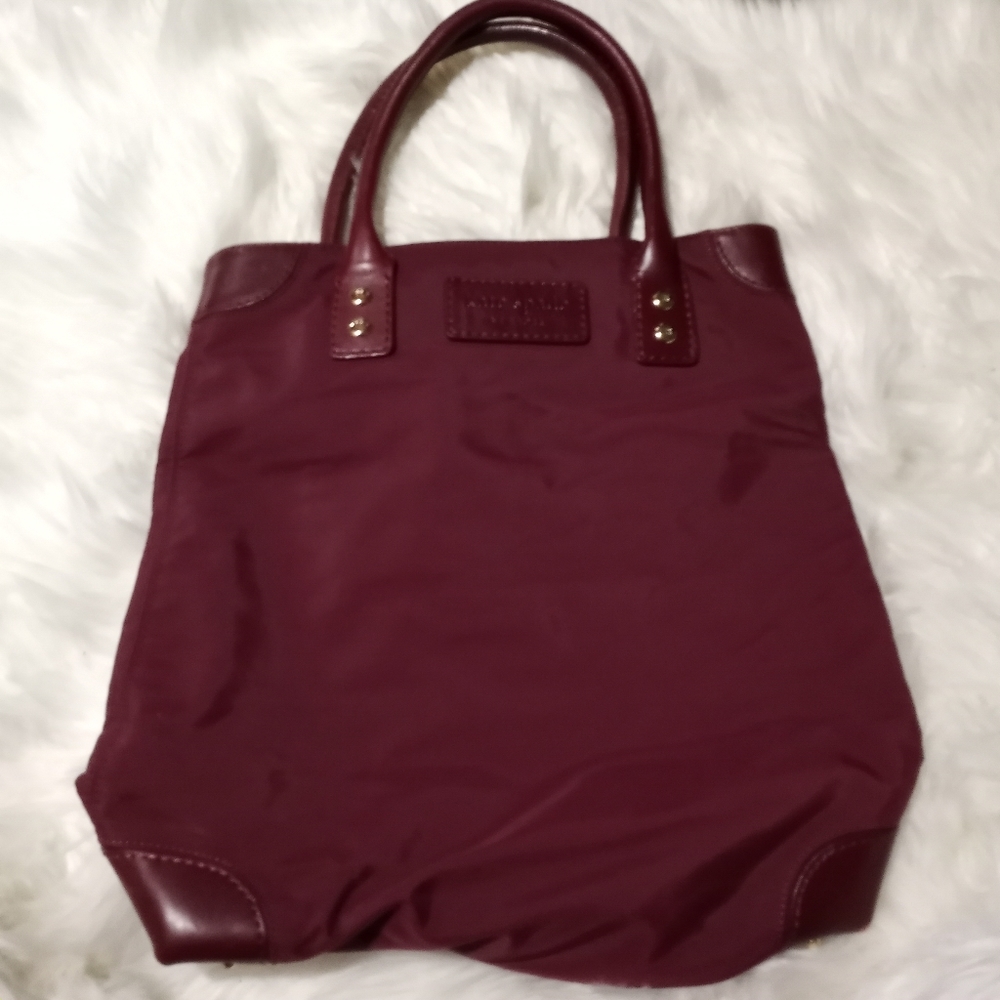 Kate Spade Maroon Shopper shoulder tote bag